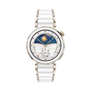 Image : HUAWEI WATCH GT 5 Pro 42mm Bracelet en céramique blanche