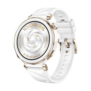 Image : HUAWEI WATCH GT 5 Pro 42mm fluoroélastomére blanc