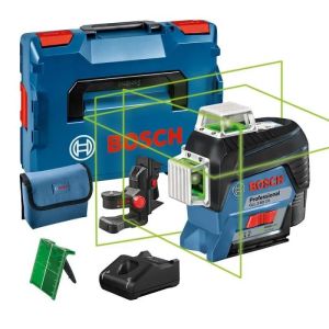 Image : BOSCH 0601063T00 Laser ligne 12V GLL 3-80 CG vert + batterie GBA 2Ah + chargeur GAL 1230 CV