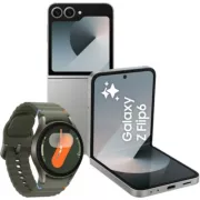 SAMSUNG Z Flip 6 + Watch 7 Vert 40m