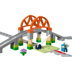 Image : LEGO 10426 Set d'extension: Les rails et le pont du train DUPLO