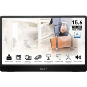 Image : MSI PRO MP161 E2 Plat 15..6'' IPS Ecran PC