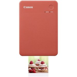 Image : CANON SELPHY QX20 Rouge Terracotta Imprimante photo portable
