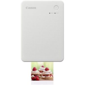 Image : CANON SELPHY QX20 Blanc Sable Imprimante photo portable