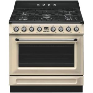 Image : SMEG TR90GPP Piano de cuisson gaz