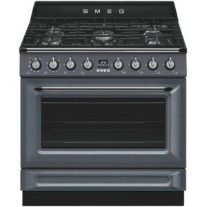 Image : SMEG TR90GPGR Piano de cuisson gaz