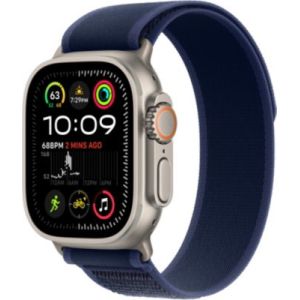 Image : APPLE WATCH Ultra 2 49mm Naturel / Bleu Trail M/L 4G