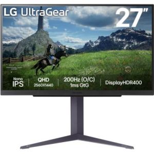 Image : LG 27GS85Q-B UltraGear Plat 27'' Ecran PC Gamer