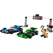 LEGO City 60474 Grille de départ de F1 avec des voitures VCARB et Sauber