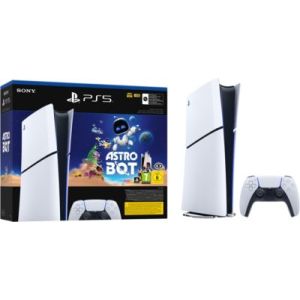 Image : SONY PS5 Slim Edition Digitale + Astrobot Console