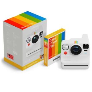 Image : POLAROID Now+ Gen 3 White + Color Film Bundle Appareil photo Instantané