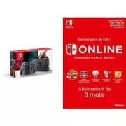 Nintendo Switch gris + Switch Online 3 Mois