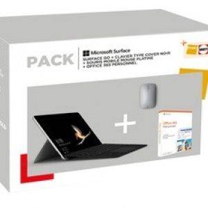 Image : Pack Microsoft Surface Go8 Go 128 Go + Clavier cover + Souris + Office 365