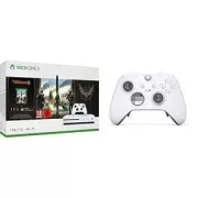 Xbox One S 1 To + Tom Clancy's The Division 2 + Manette sans fil Xbox Elite Blanche + Gears of War 4