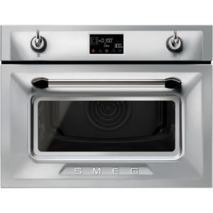 Image : SMEG SO4902M1X Four micro onde combiné