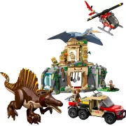 LEGO 76976 Mission aérienne avec le spinosaure et le quetzalcoatlus Jurassic World
