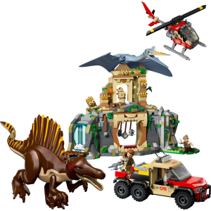 Image : LEGO 76976 Mission aérienne avec le spinosaure et le quetzalcoatlus Jurassic World