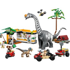 Image : LEGO 76973 La poursuite du vélociraptor et du titanosaure Jurassic World