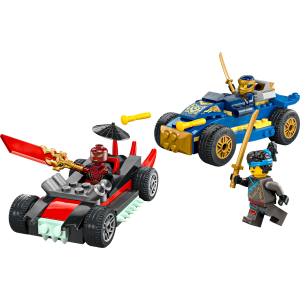 Image : LEGO 71840 Le duel en voitures de course de Rogue et Drix NINJAGO