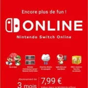 3 mois d'abonnement Nintendo Switch Online