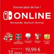 12 mois d' abonnement Nintendo Switch Online