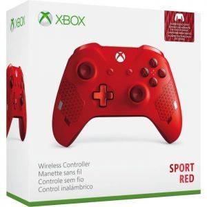 Image : Manette Xbox One Sans Fil Edition Speciale Sport Red