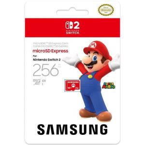 Image : Carte mémoire Micro SD Express 256Go Samsung pour Nintendo Switch 2