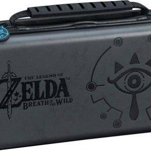 Image : Pochette de transport BigBen Deluxe Officielle The Legend of Zelda Breath of the Wild Noir pour Nintendo Switch