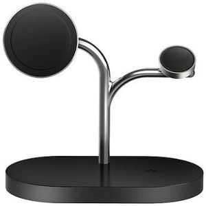 Image : SAMSUNG 15W Qi2 Noir TRIO + Chargeur 45W