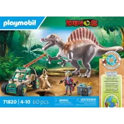 Playmobil Dinos 71820 Spinosaure  chercheur et véhicule à grue