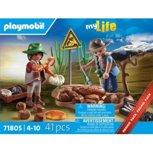 Image : Playmobil My Life 71805 Chercheurs et fossiles de dinosaures