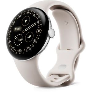 Image : GOOGLE Pixel Watch 4 41mm Argent/Porcelaine BT Montre connectée