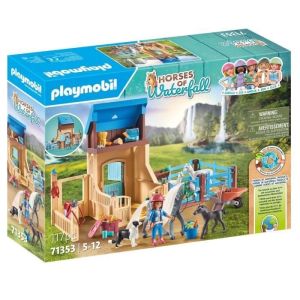 Image : PLAYMOBIL 71353 Amelia & Whisper avec box pour chevaux Horses of Waterfall