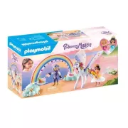 PLAYMOBIL 71361 Cheval ailé à décorer avec princesse Princess Magic