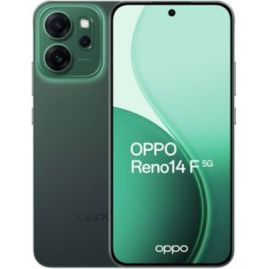 Image : OPPO Reno 14 F 256Go Vert Lumineux 5G Smartphone