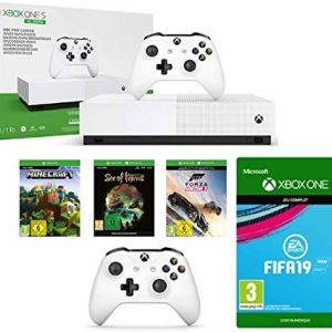 Image : Xbox One S All Digital + Manette sans Fil + FIFA 19
