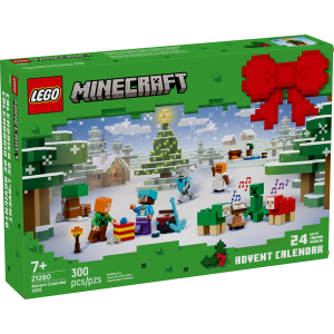 Image : LEGO 21280 Le calendrier de l'Avent 2025 Minecraft