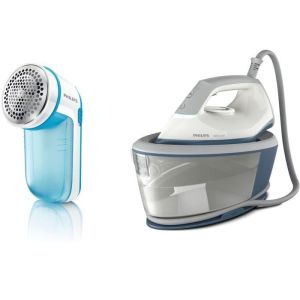 Image : PHILIPS BXA0019/00 Centrale Vapeur + Rase Peluche -