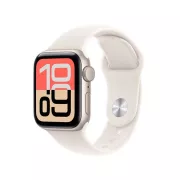 Apple Watch SE 3 GPS 40mm Lumiere Stellaire avec Bracelet Sport M/L - MEH54ZR/A