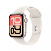 Apple Watch SE 3 GPS + Cellular 44mm Lumiere Stellaire avec Bracelet Sport M/L - MEPF4ZR/A