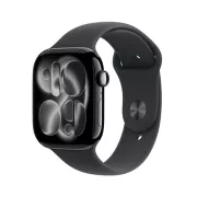 Apple Watch 11 GPS 46mmo Aluminium Noir de Jais / Noir S/M - MEUW4ZR/A