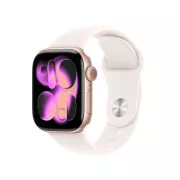 Apple Watch Series 11 GPS + Cellular 42mm Aluminium Or Rose / Rose Tendre M/L - MF8F4ZR/A
