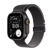 Apple Watch Ultra 3 GPS + Cellular 49mm Titane Noir / Milanais en titane noir Large - MF1T4QF/A