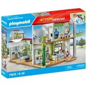 PLAYMOBIL 71615 - Hôpital aménagé avec toit végétal