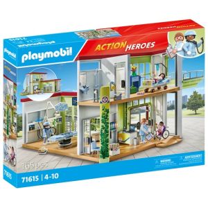 Image : PLAYMOBIL 71615 - Hôpital aménagé avec toit végétal