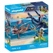 PLAYMOBIL 71419 Pirate avec pieuvre géante Les Pirates