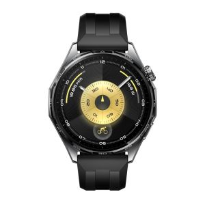 Image : HUAWEI WATCH GT 6 46mm Bracelet en fluoroélastomère noir