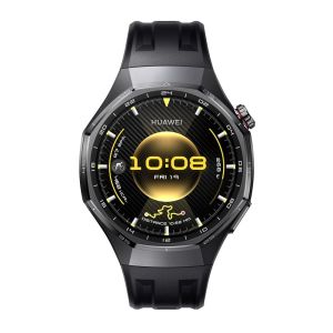 Image : HUAWEI WATCH GT 6 Pro 46mm / Boitier en alliage de titane / Bracelet noir