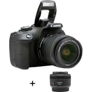 Image : CANON EOS 2000D + EF-S 18-55 IS II + EF 50mm Appareil photo Reflex