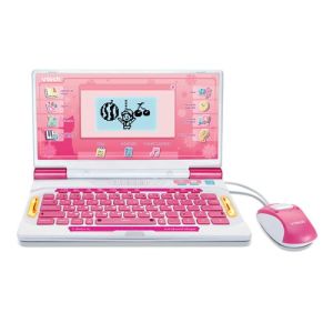 Image : Vtech Genius XL Rose - Ordinateur éducatif bilingue